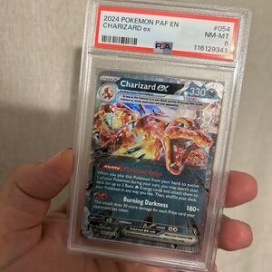 2024 Charizard ex Pokémon Card psa 8